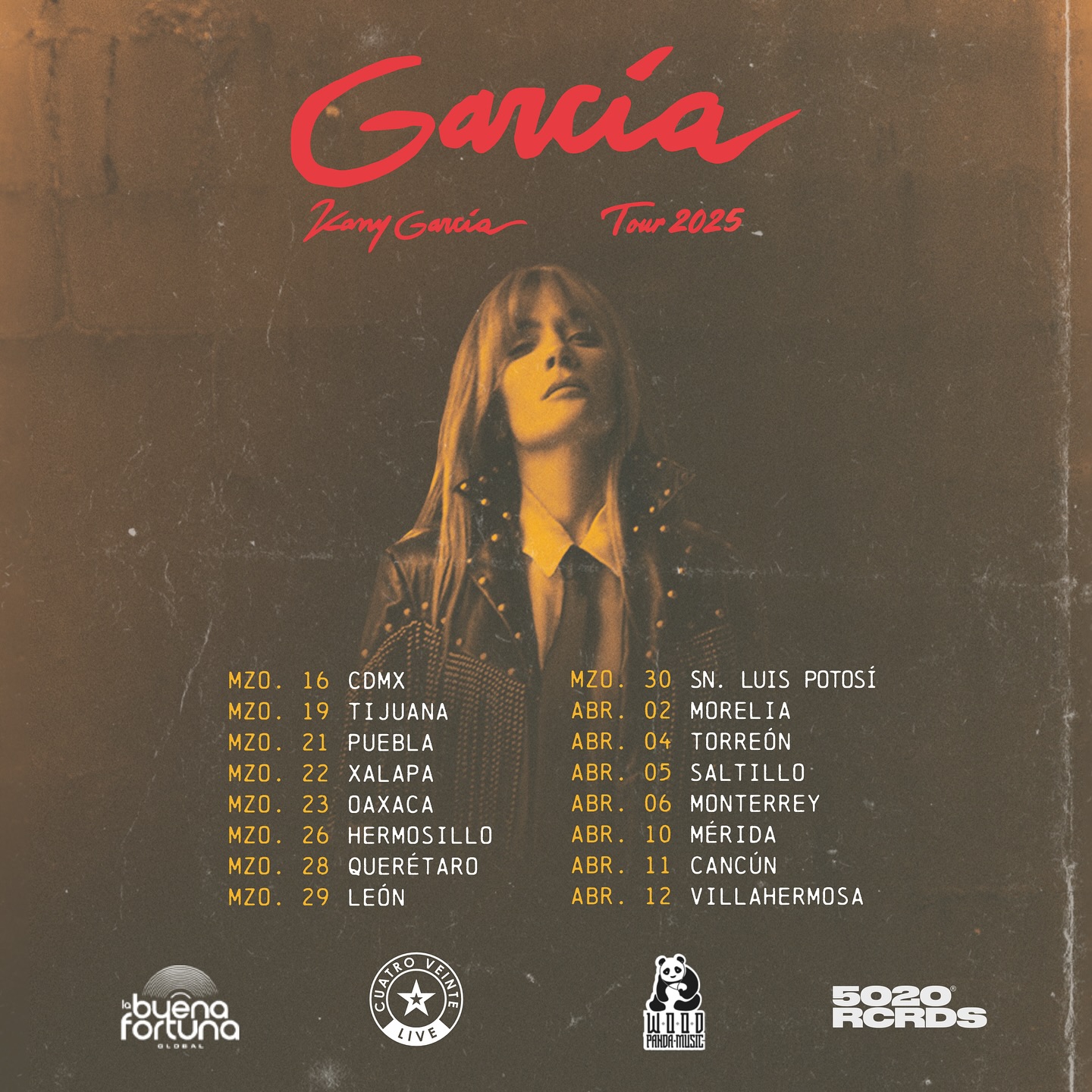 Kany García Tour Poster 2025